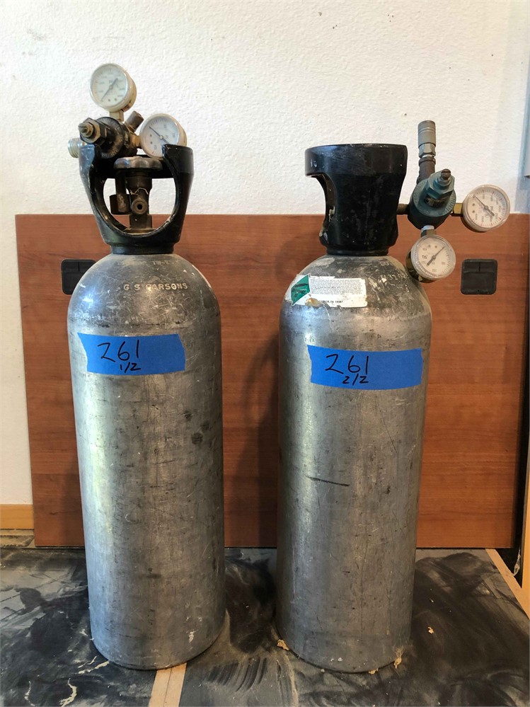Two (2) Compressed Air/Gas Tanks