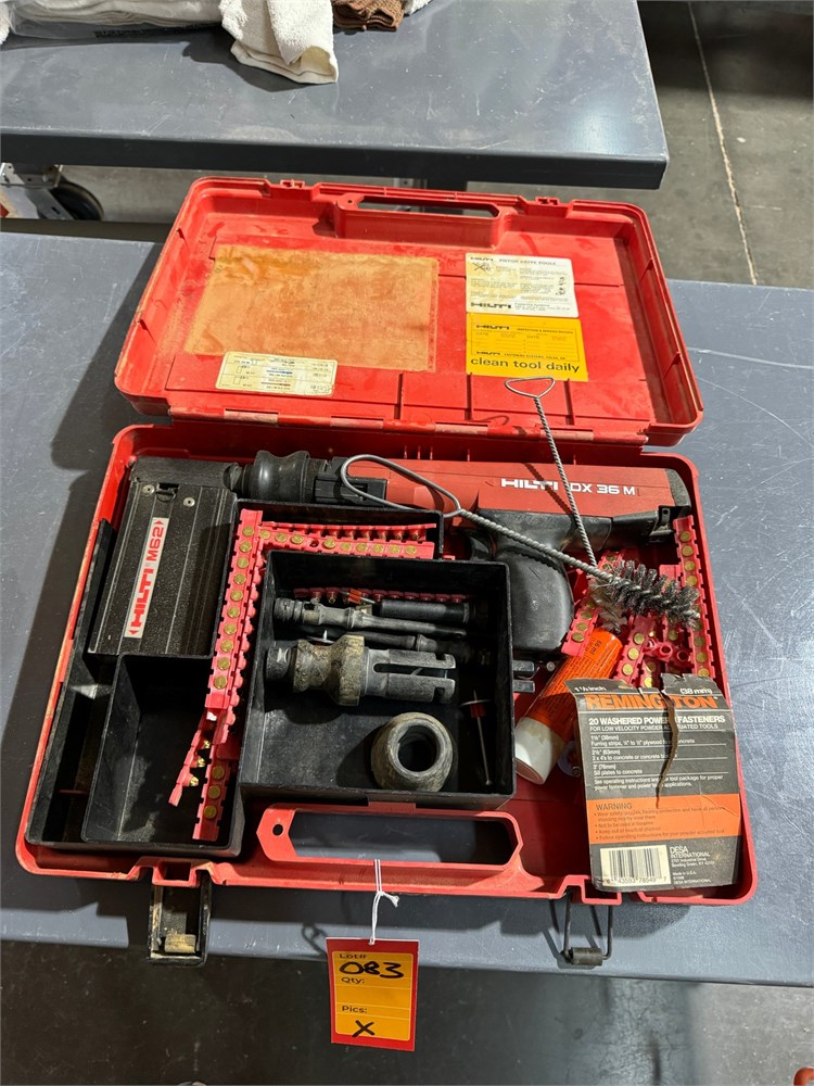 Hilti "DX 35M" Powder Actuated Gun & Case