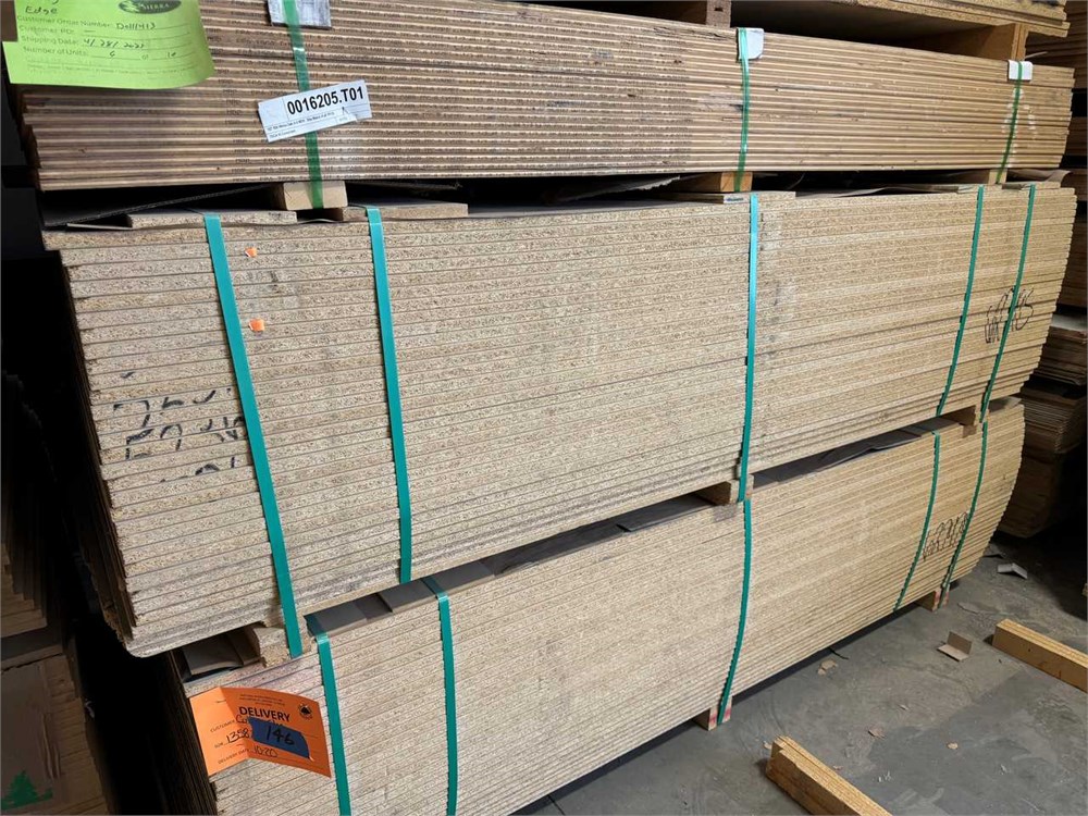 Laminated Particleboard Panels