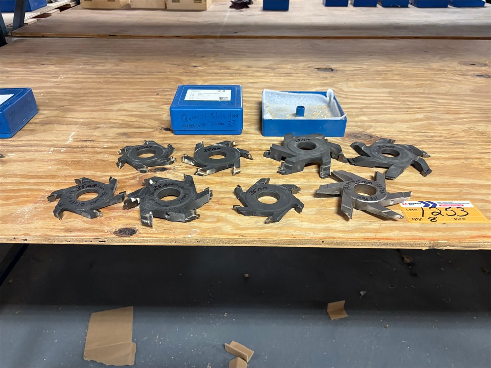 Lot of Cutter Heads - Qty (8) - as pictured