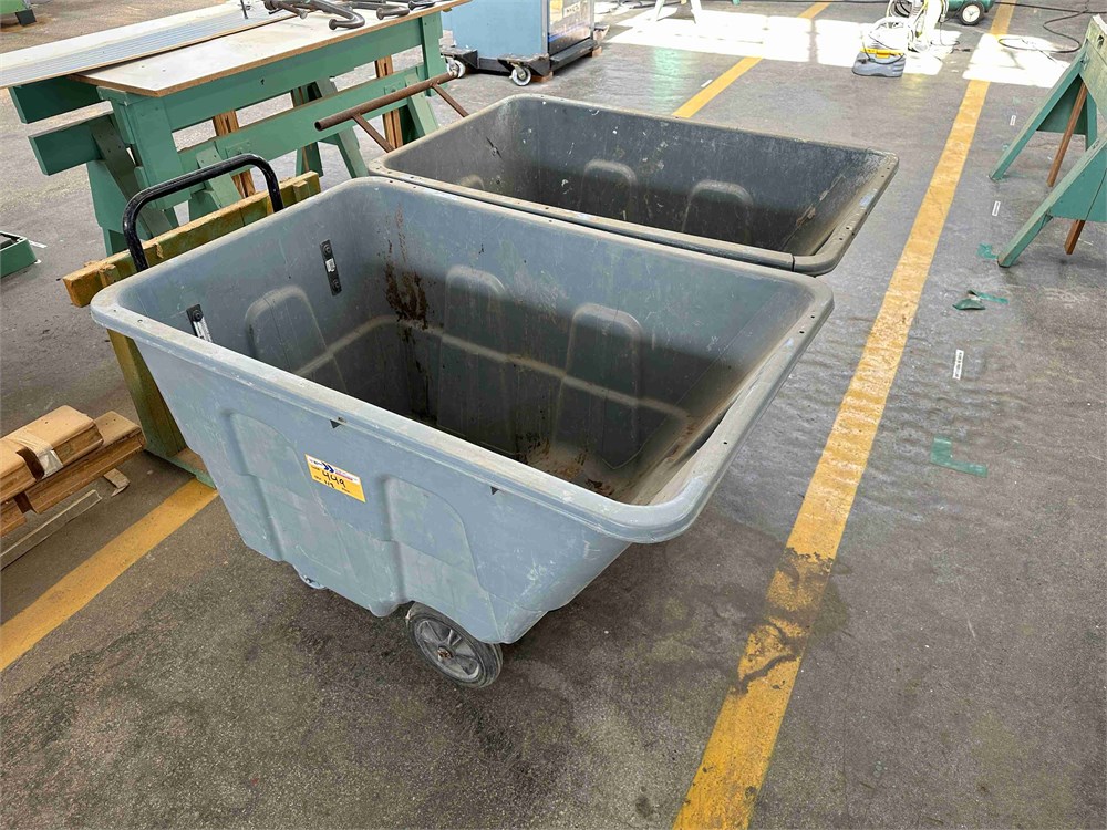 Rolling Trash Bins Qty. (2)