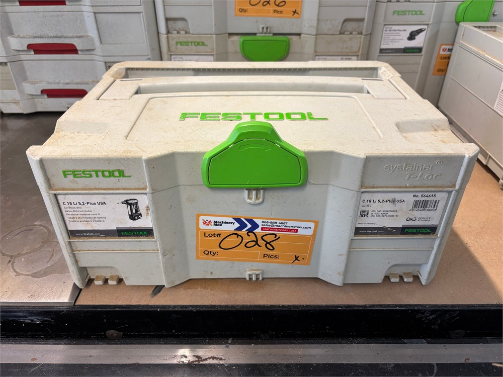 Festool "C 18 Li 5,2-Plus" Cordless Drill as pictured