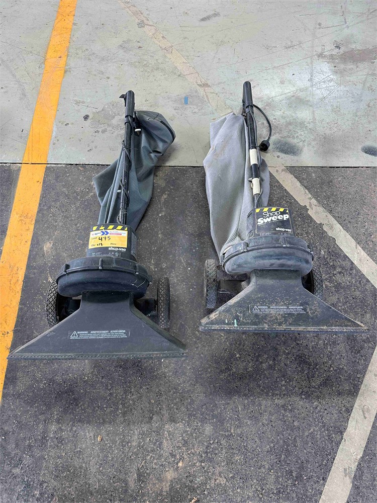Shop Sweep Vacuums Qty. (2)