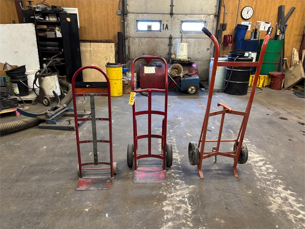 Lot of Hand Trucks as pictured