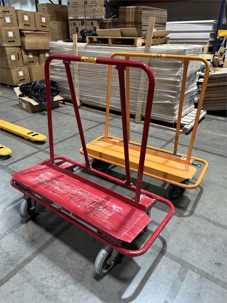 Qty (2) Sheetrock Carts