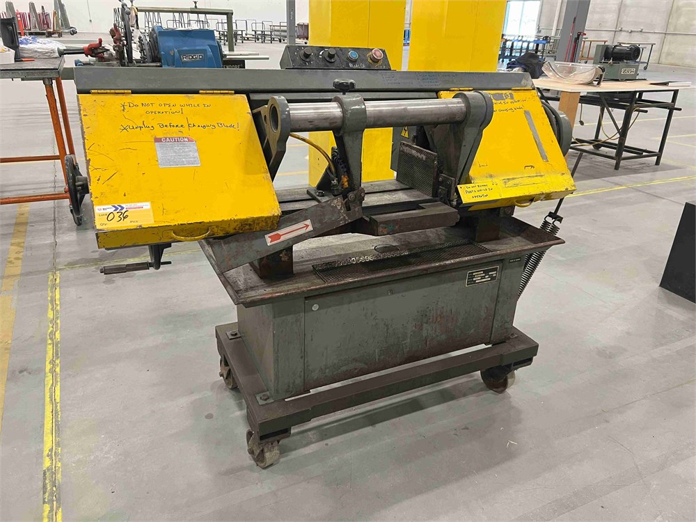 Grey "OC919530" Horizontal Band Saw