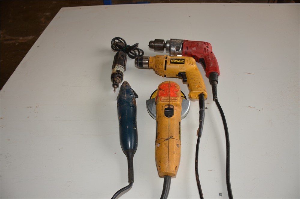 Lot of DeWalt, Milwaukee and Other Electric Hand Tools as Pictured