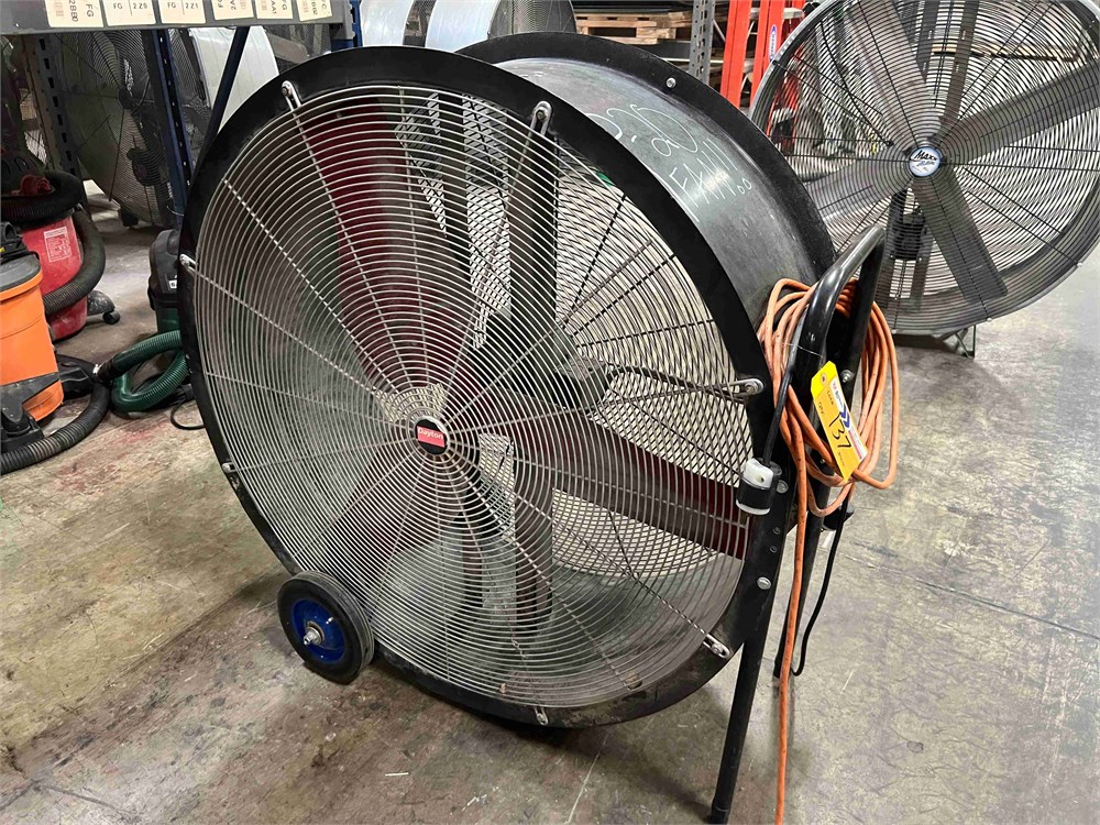 36" Rolling Floor Fan