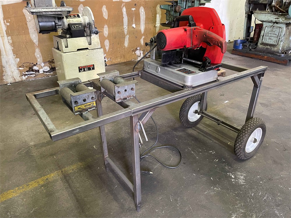 Milwaukee "6177-20" Abrasive Cutoff Saw with Portable Stand