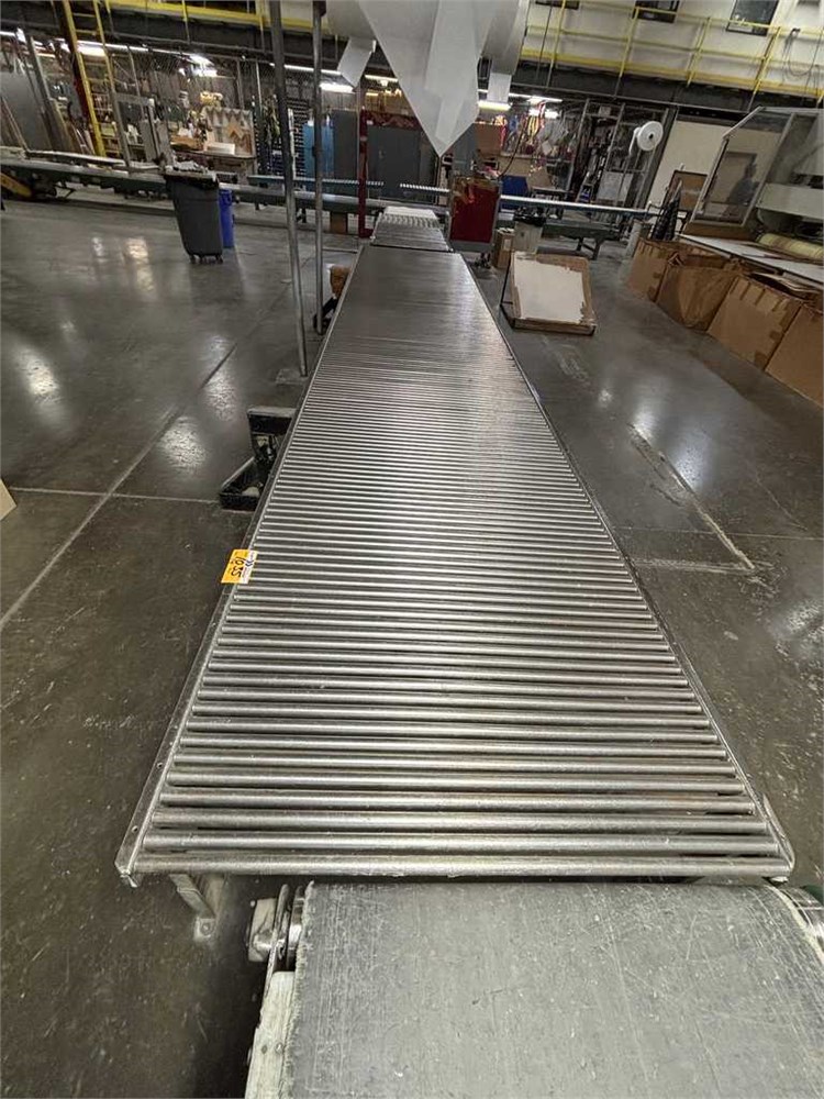 Lot of roller conveyors