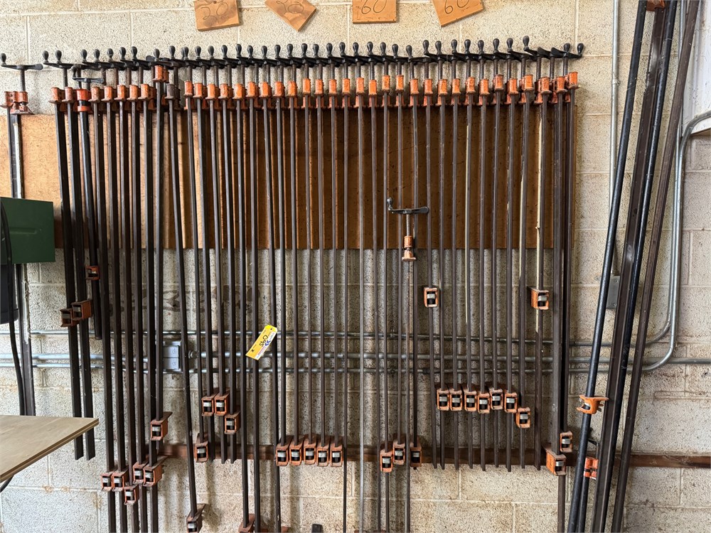 Lot of Bar & Pipe Clamps - Qty (45)