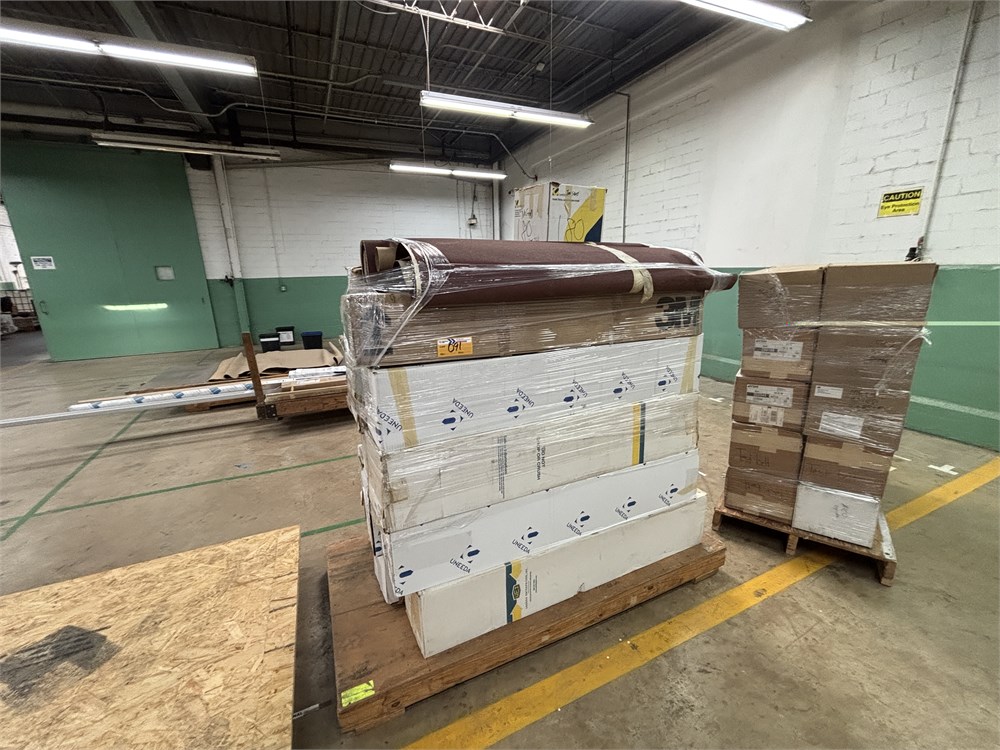 (1) Pallet of Sand Paper as pictured
