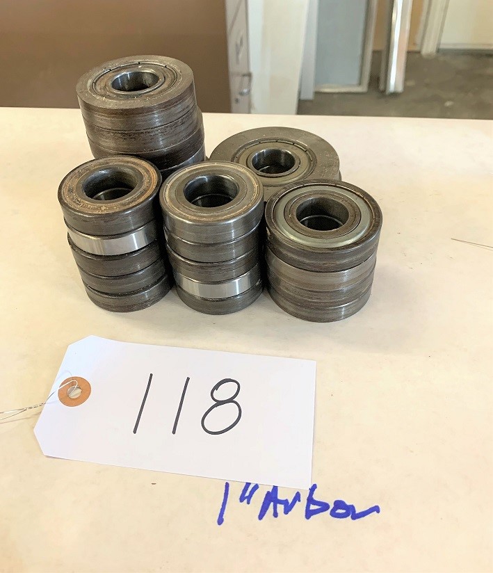 LOT# 118,119, 120 (3) COMBINED LOTS OF BUSHINGS / SPACERS