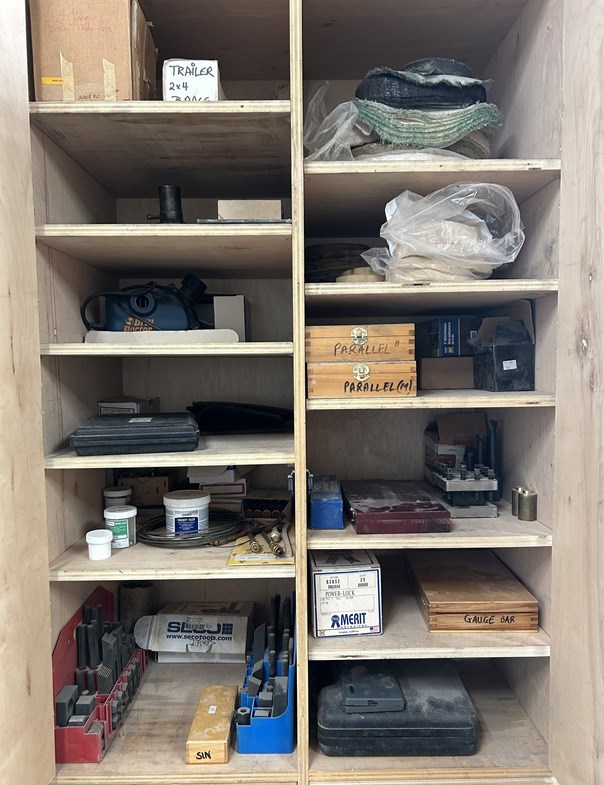 Lathe Tooling & Accessories & Cabinet