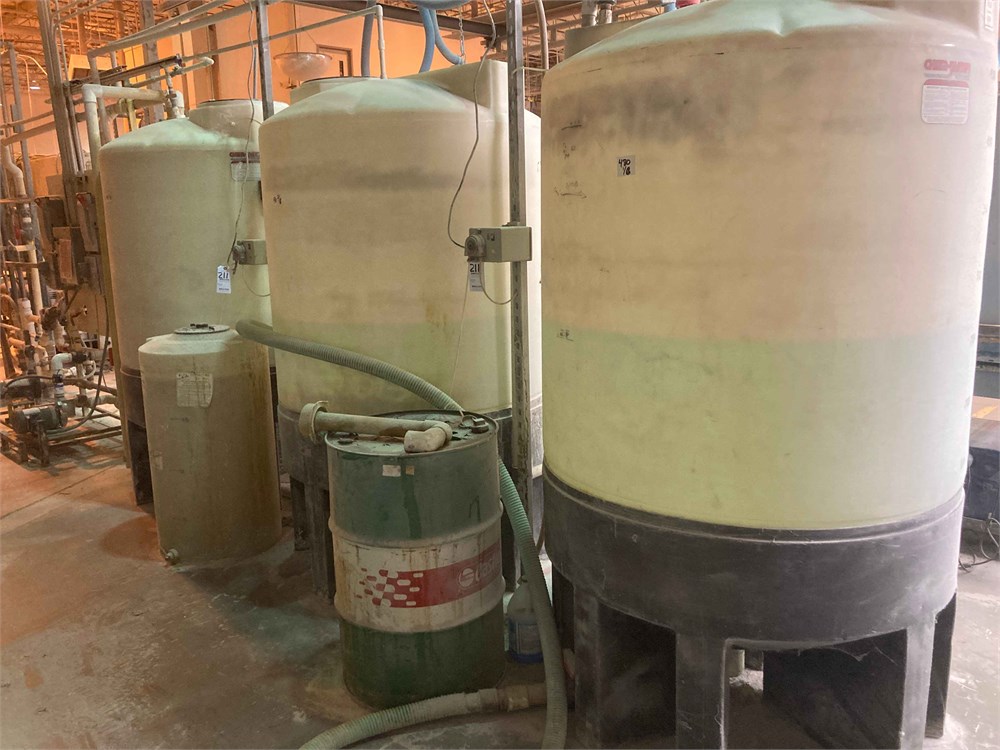 (3) 500 Gallon Tanks, (2) Pumps,(2) Meter Pumps