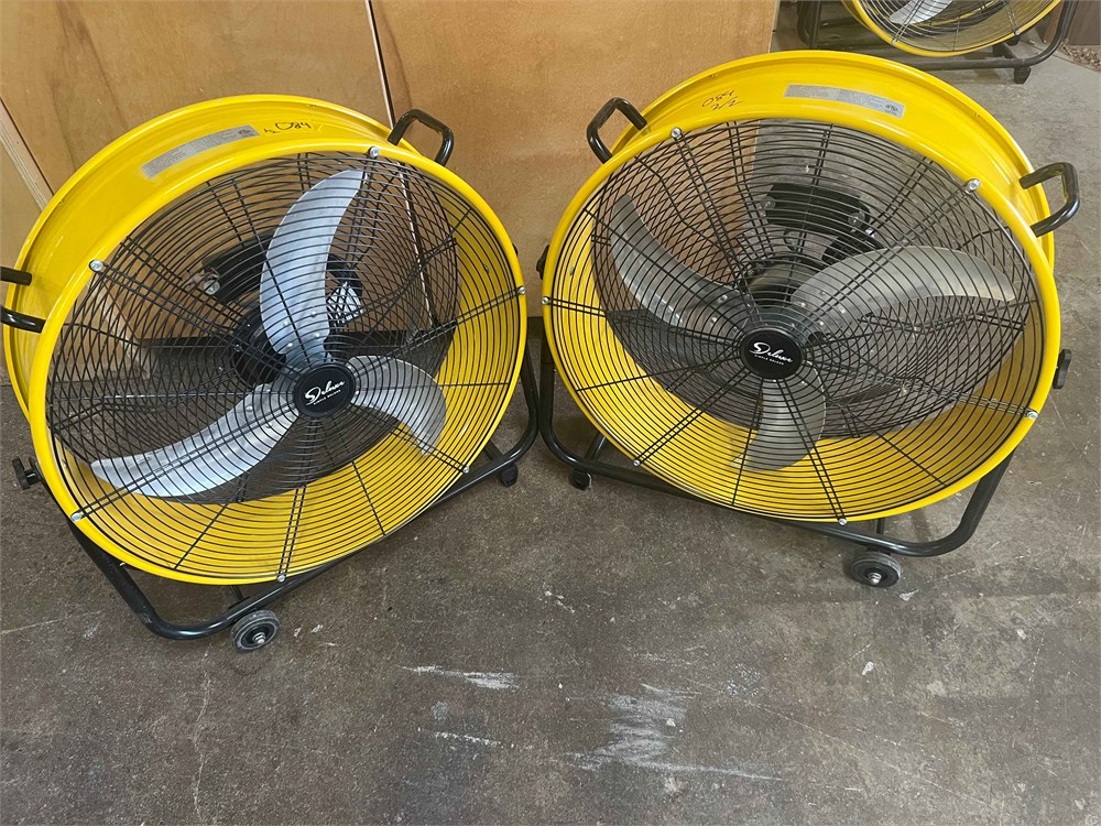 Deluxe 24" Drum Floor Fans - Qty (2)