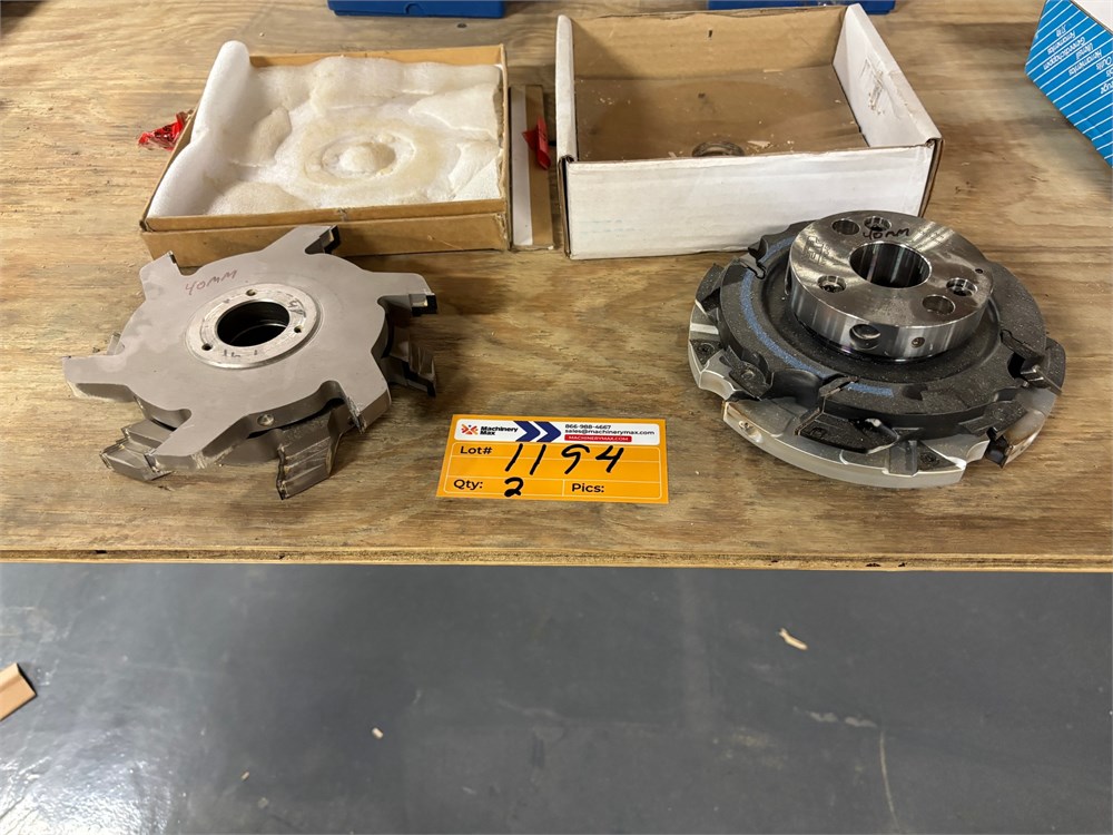 Lot of Cutter Heads - Qty (2) - as pictured
