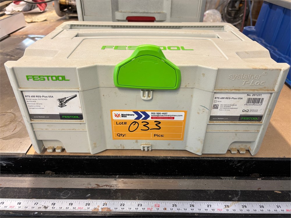 Festool "RTS 400 REQ-Plus" Orbital Sander as pictured
