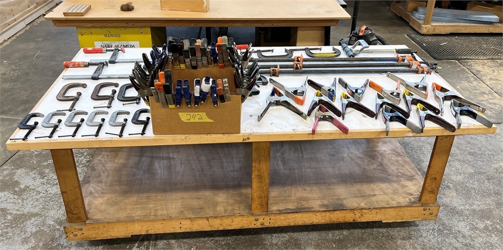 Bar, Pipe, Spring & C-Clamps - as pictured