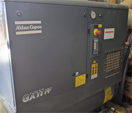 Atlas Copco "GX 11FF" Air Compressor - Rotary Screw (2013)
