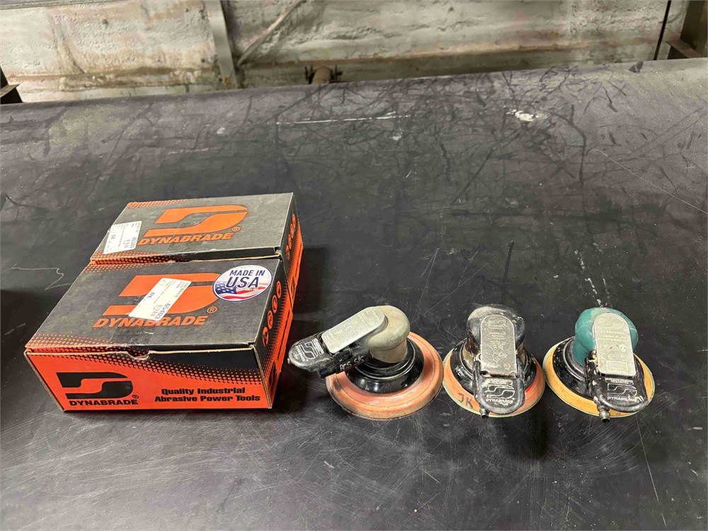 (3) Dynabrade Pneumatic Sanders