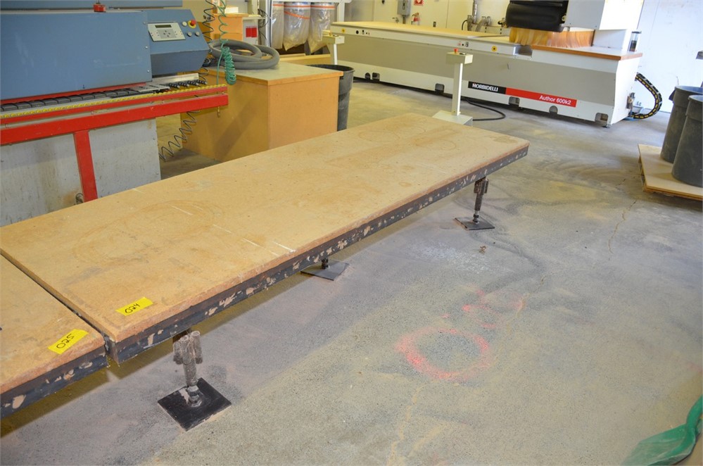 Metal Table W/ Wood Top