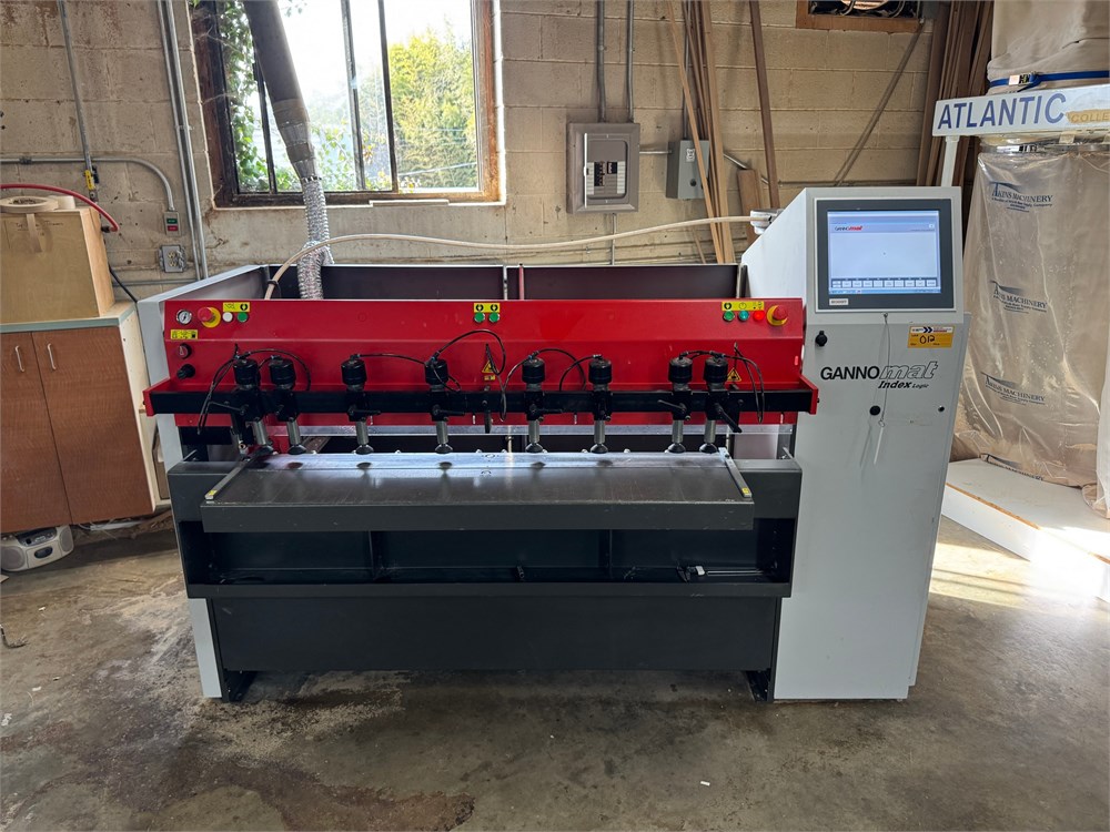Gannomat "Index Logic" CNC Drilling, Gluing & Dowel Insertion