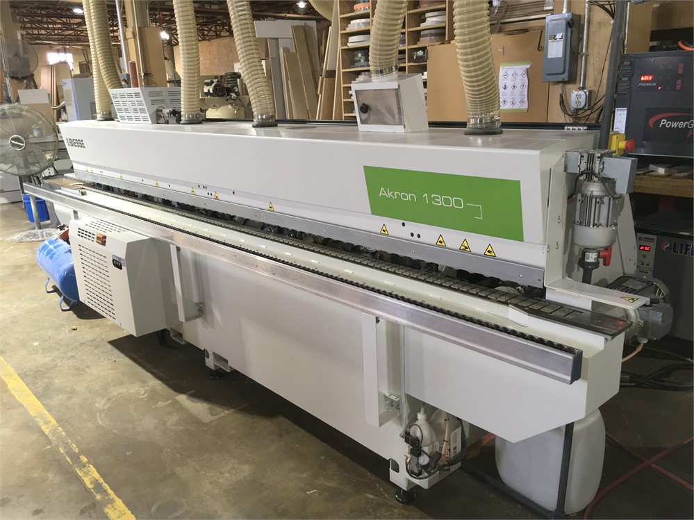 Biesse "Akron 1330A" Automatic Edgebander, Premill, Corner Rounding, Air Force