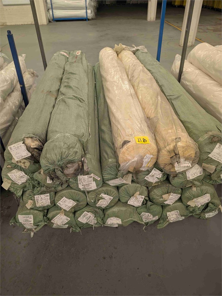 Beige fabric rolls Qty. (25)