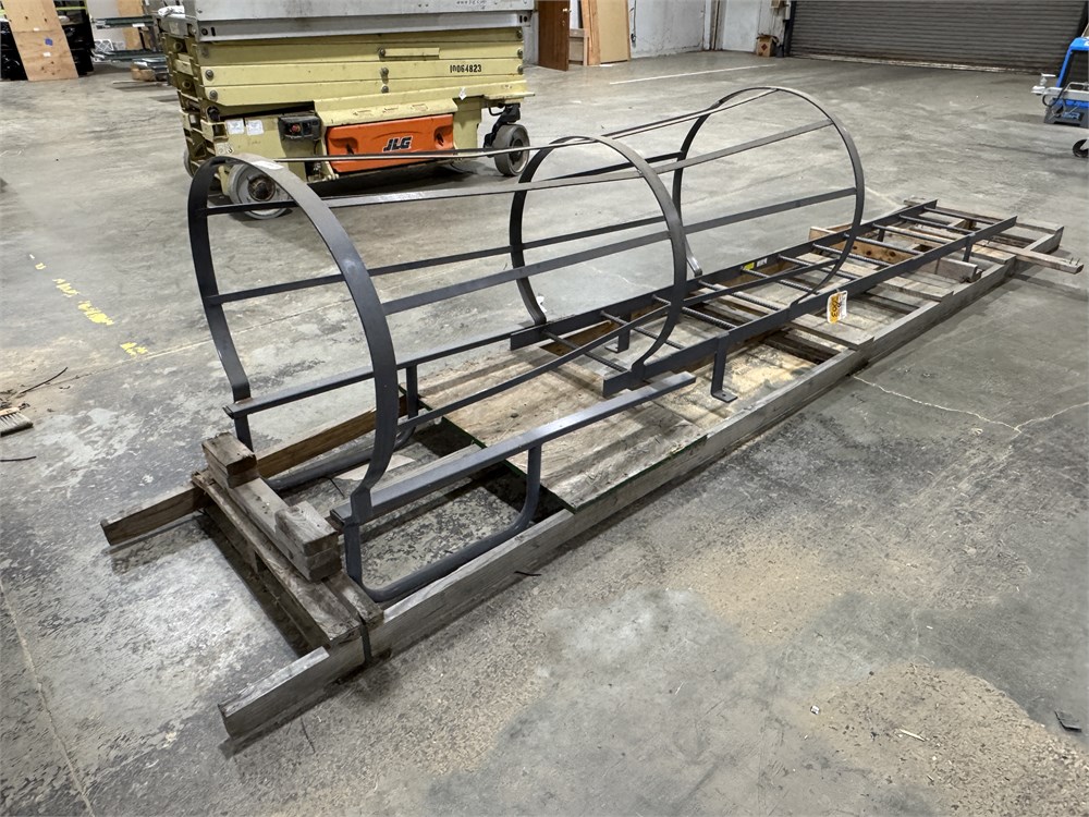 Steel Caged Fixed Access Ladder