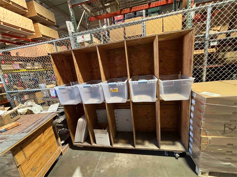 Rack & Contents as pictured