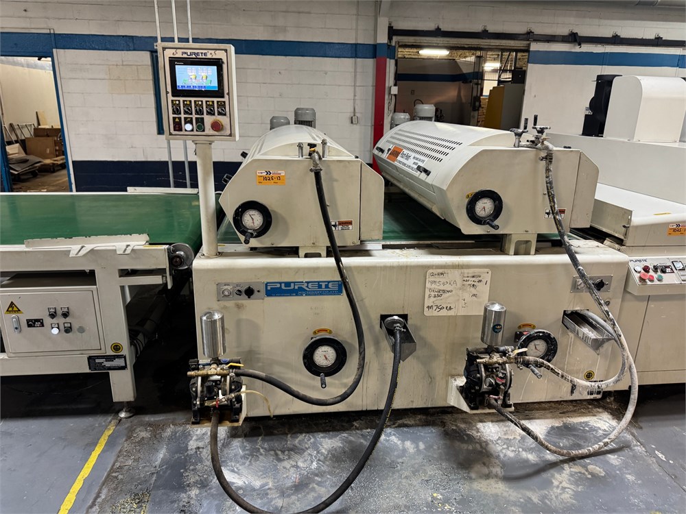 Foshan Purete "PRT-F3113" 2-Station Roll Coating Machine