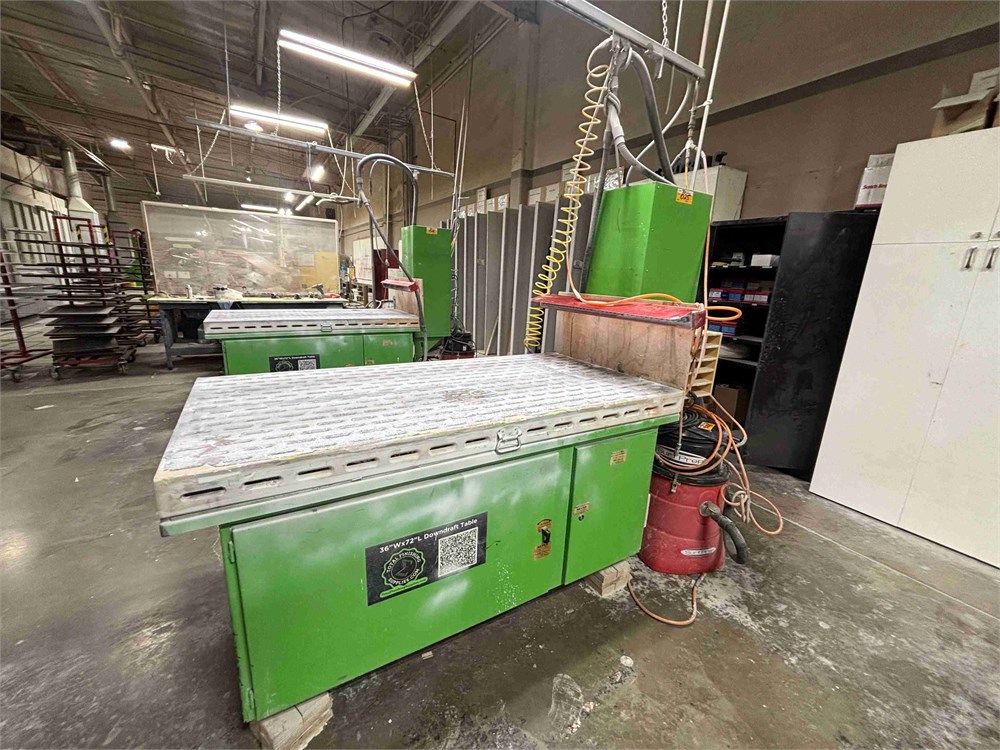 Total Finishing Solutions "3672B" Down Draft Table