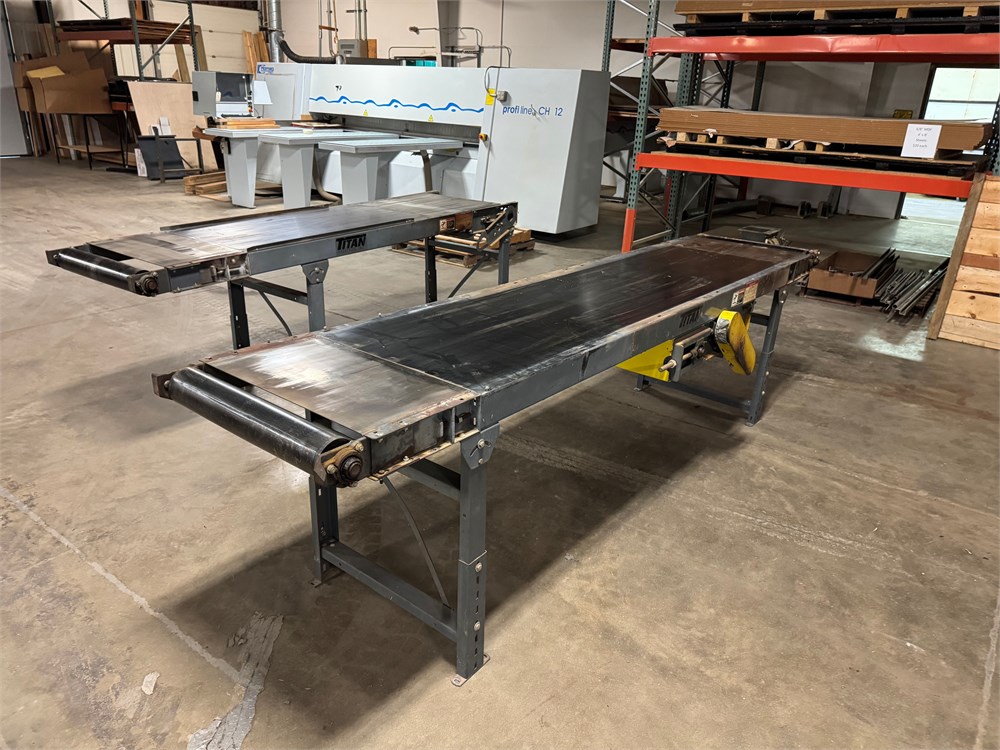 (2) Titan Power Conveyors