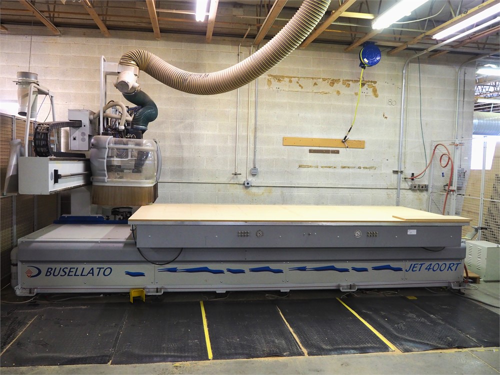 Busellato "Jet 400 RT" Flat Table CNC Machining Center