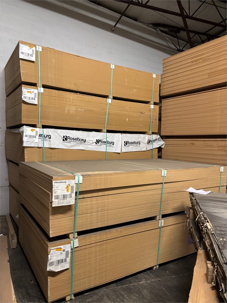 Roseburg MDF Sheet Goods 1/2" x 59" x 78" (7) Bunks
