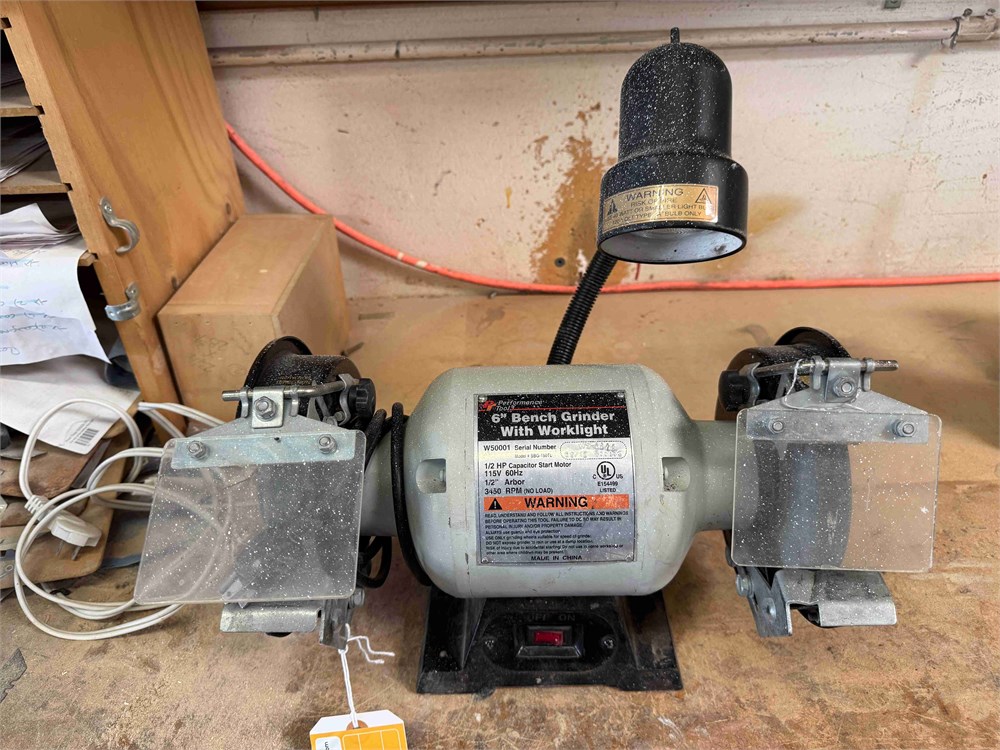 Performance Tool "W50001" 6" Bench Grinder