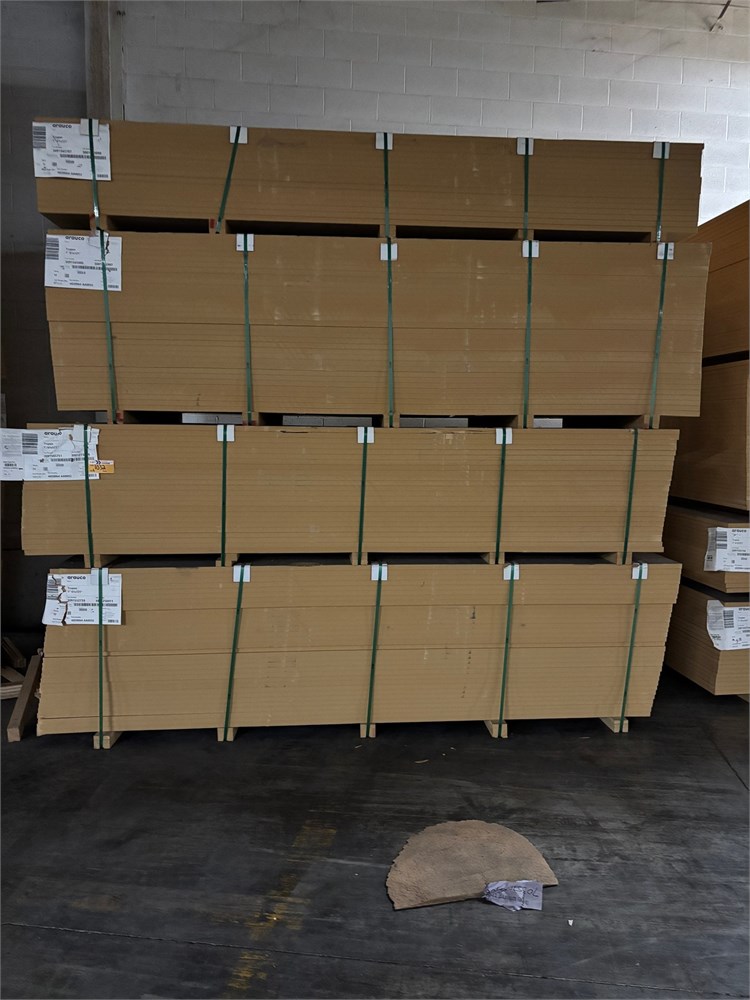 Arauco MDF Sheet Goods 1 x 61" x 121" (4) Bunks