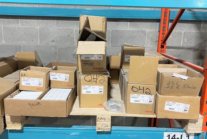 (30) Boxes of "Blum Hardware" - See Photos for label description & Hardware Type
