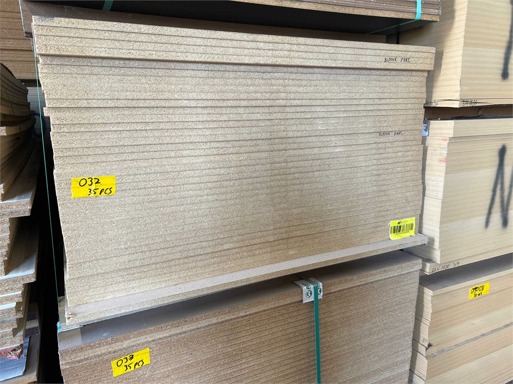 35 Sheets of 4 x 8 Particle Board 3/4"