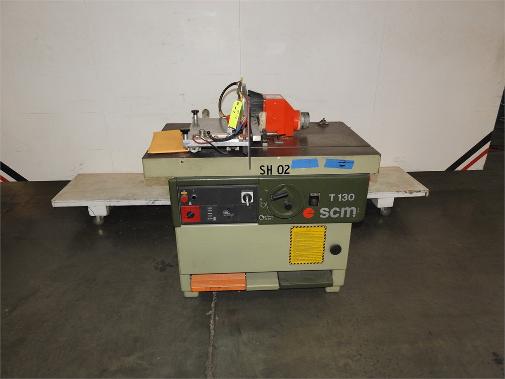 SCMI "T130N HEAVY DUTY SPINDLE SHAPER" WITH COPING DEVICE