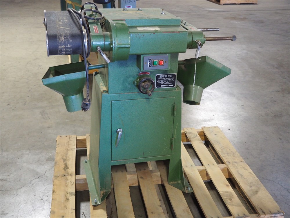 Kuo Yuan Iron Works "SDH-600D" Double Head Sander
