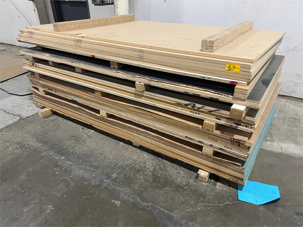 Laminate sheets laid up on MDF & particle board