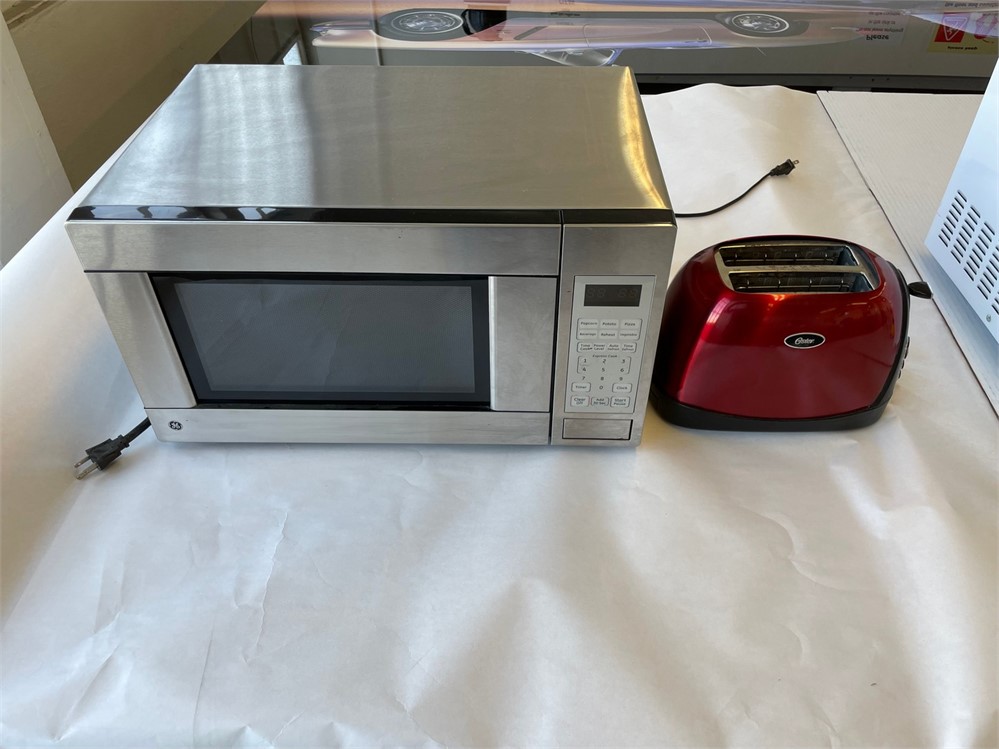 GE Microwave and Oster Toaster