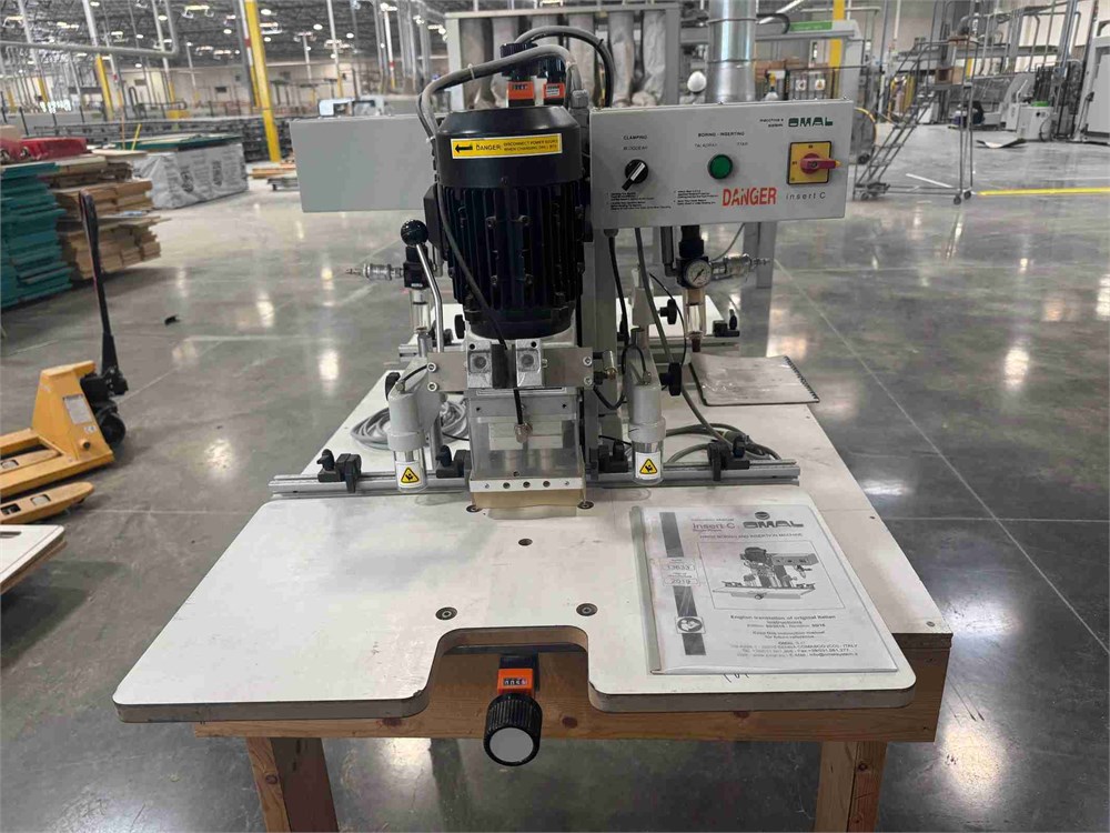 Omal "Insert C" Hinge Boring Machine