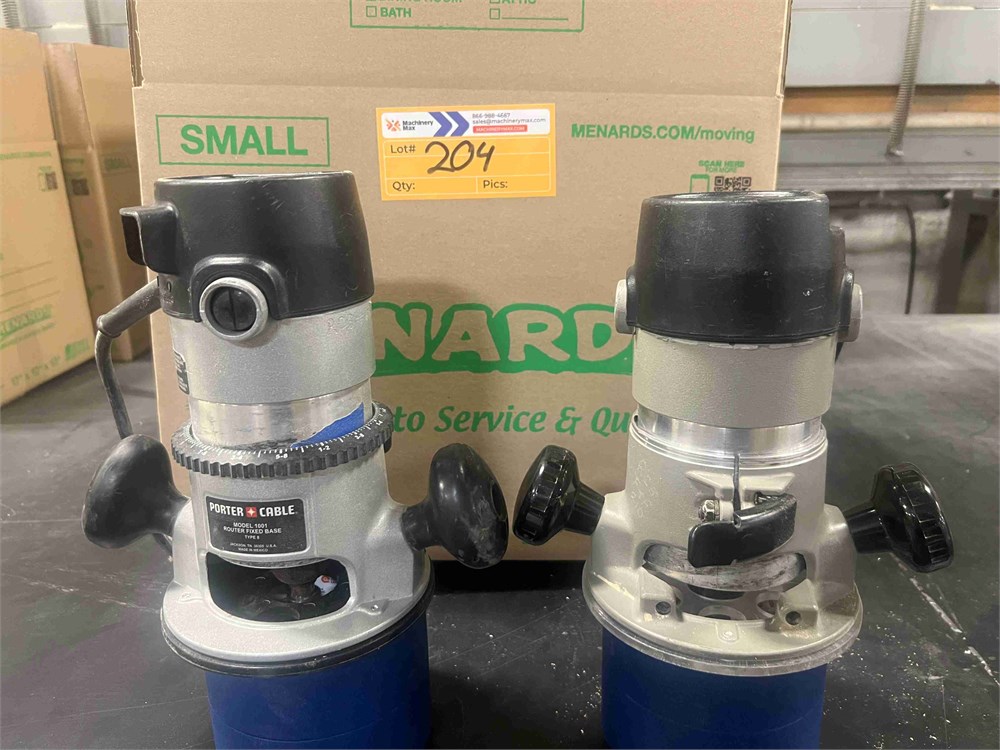 Porter Cable Routers Qty. (2)