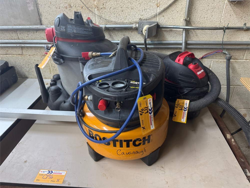 Bostitch Air Compressor & Shop Fans