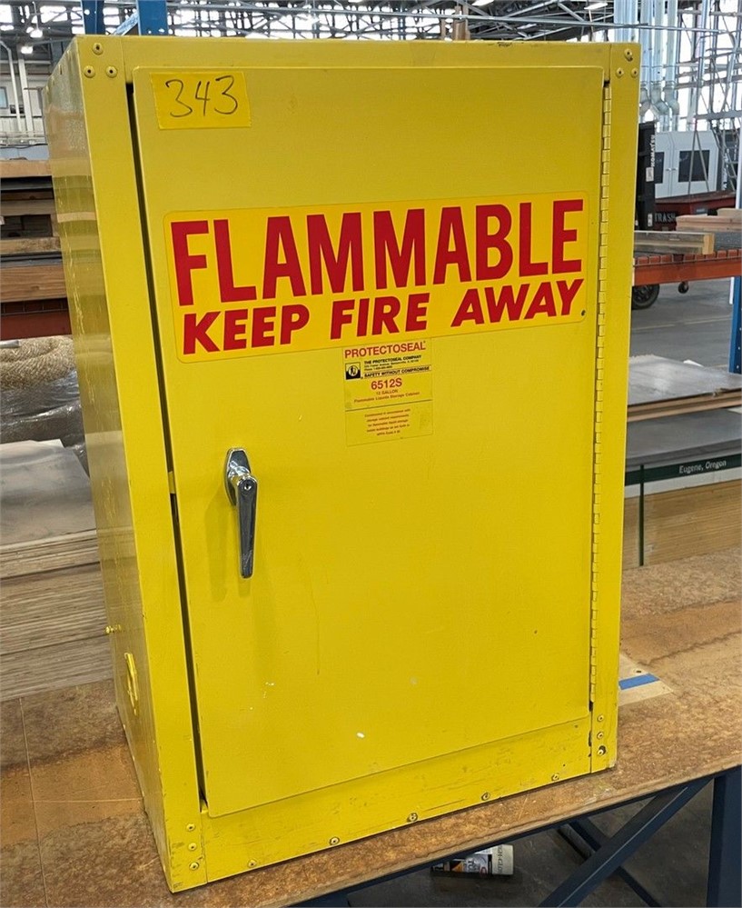 Justrite "Flammable Liquid Storage Cabinet"