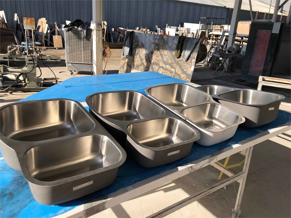 Four (4) Stainless Steel Sinks