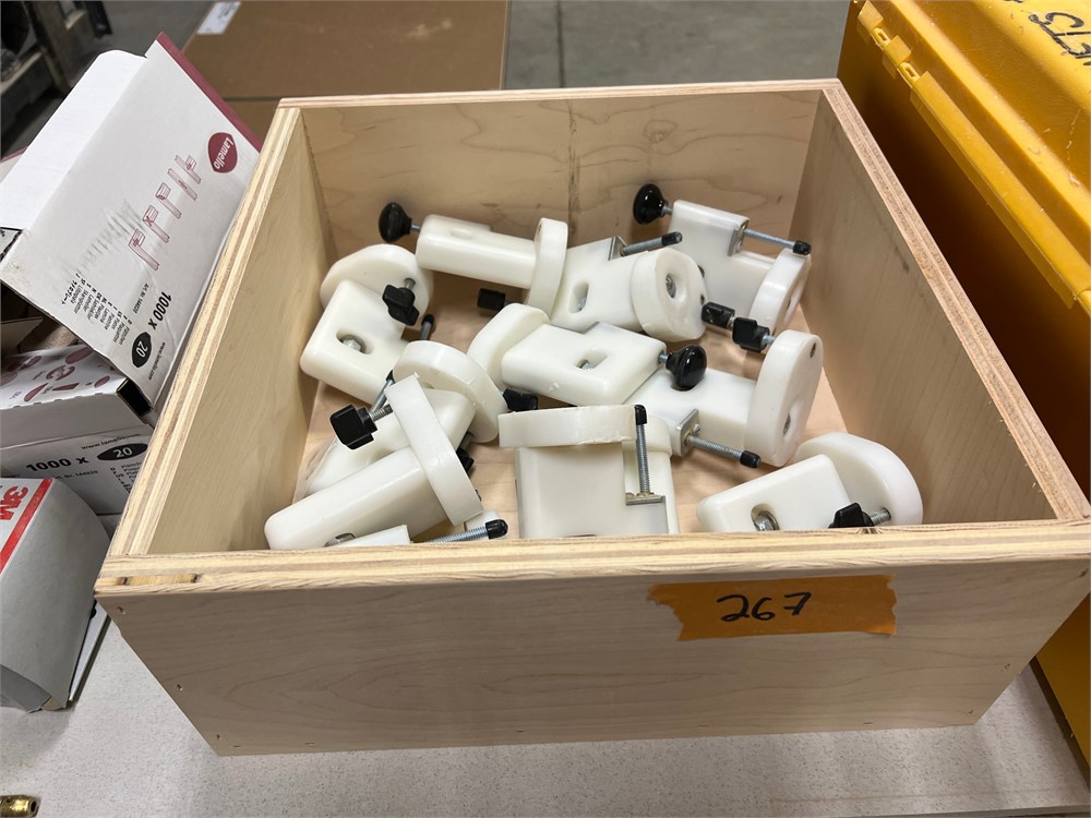 Lot of Solid Surface Clamps - as pictured